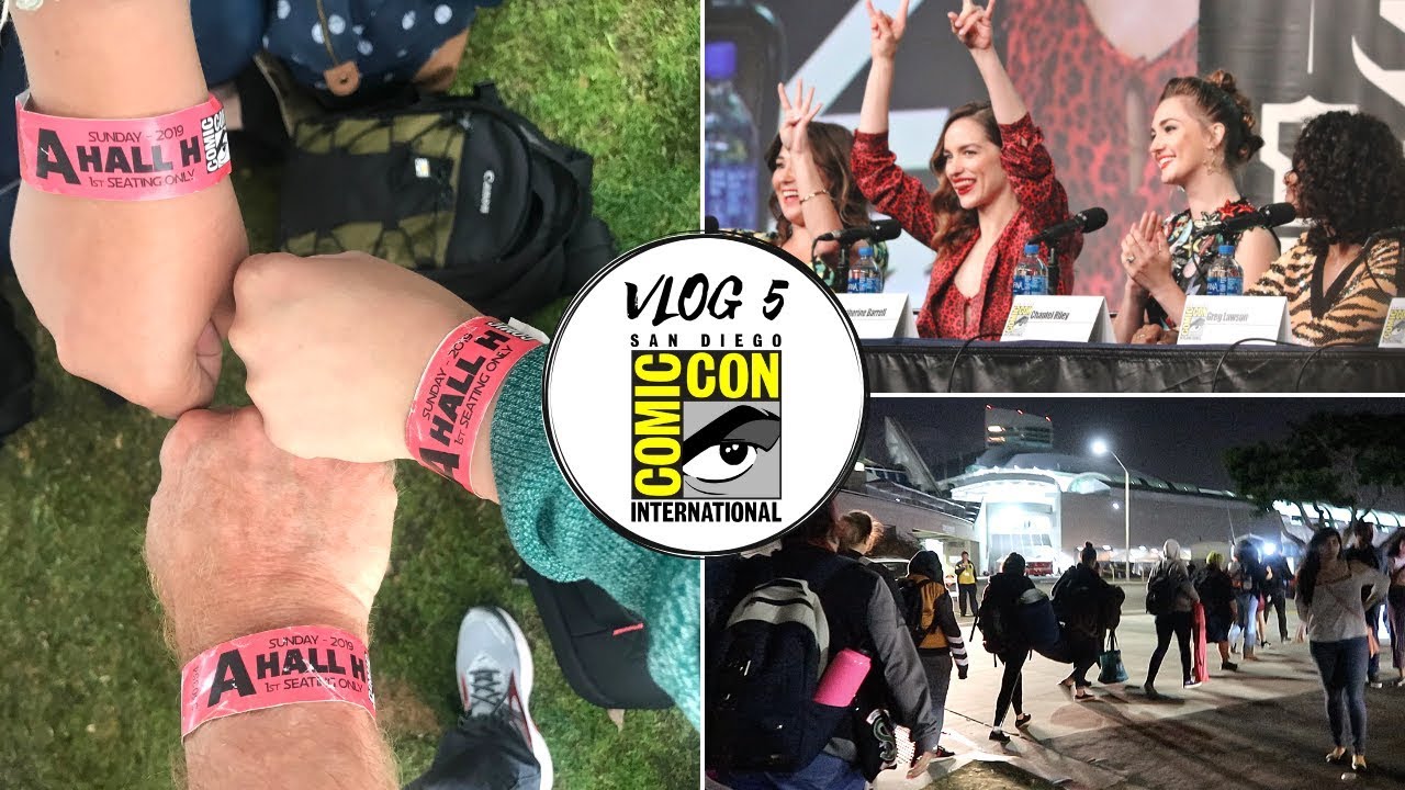 A Day Of Lines And Fandoms | San Diego Comic Con Vlog #5 (Saturday 2019)