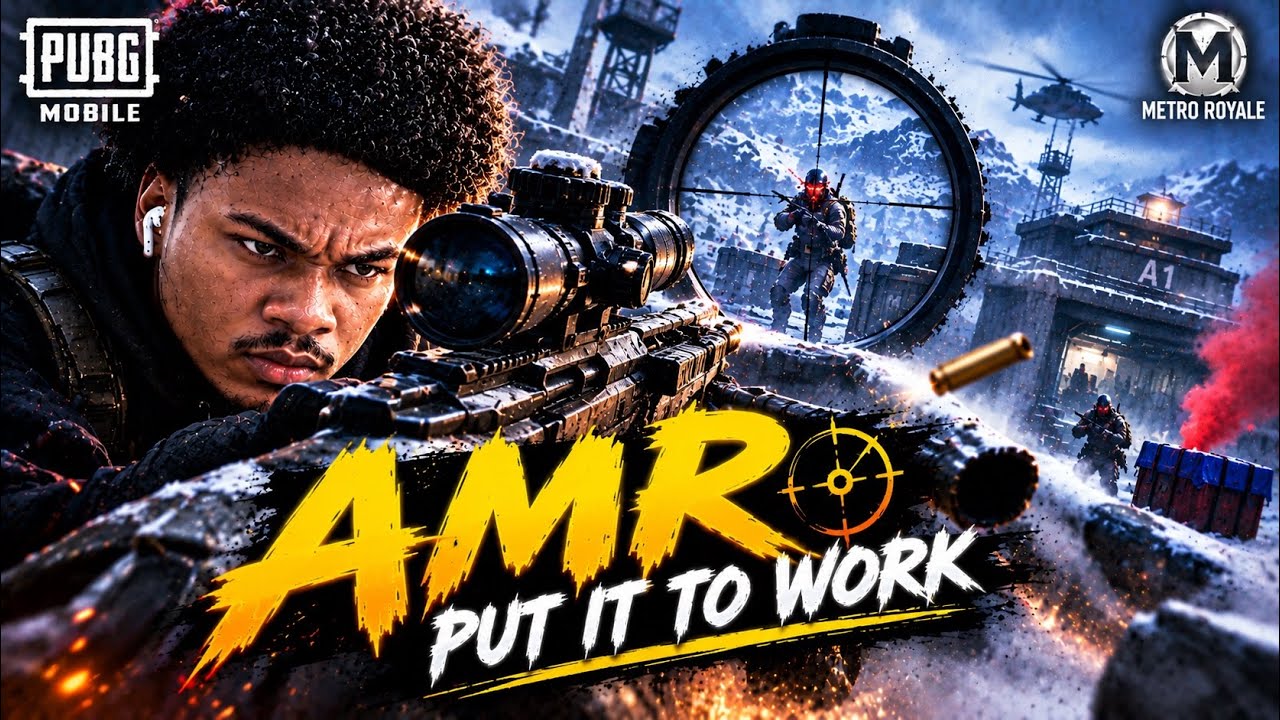 I was puttin that AMR to work today #partner #PUBGMOBILE #pubgmnextstarprogram #metroroyale