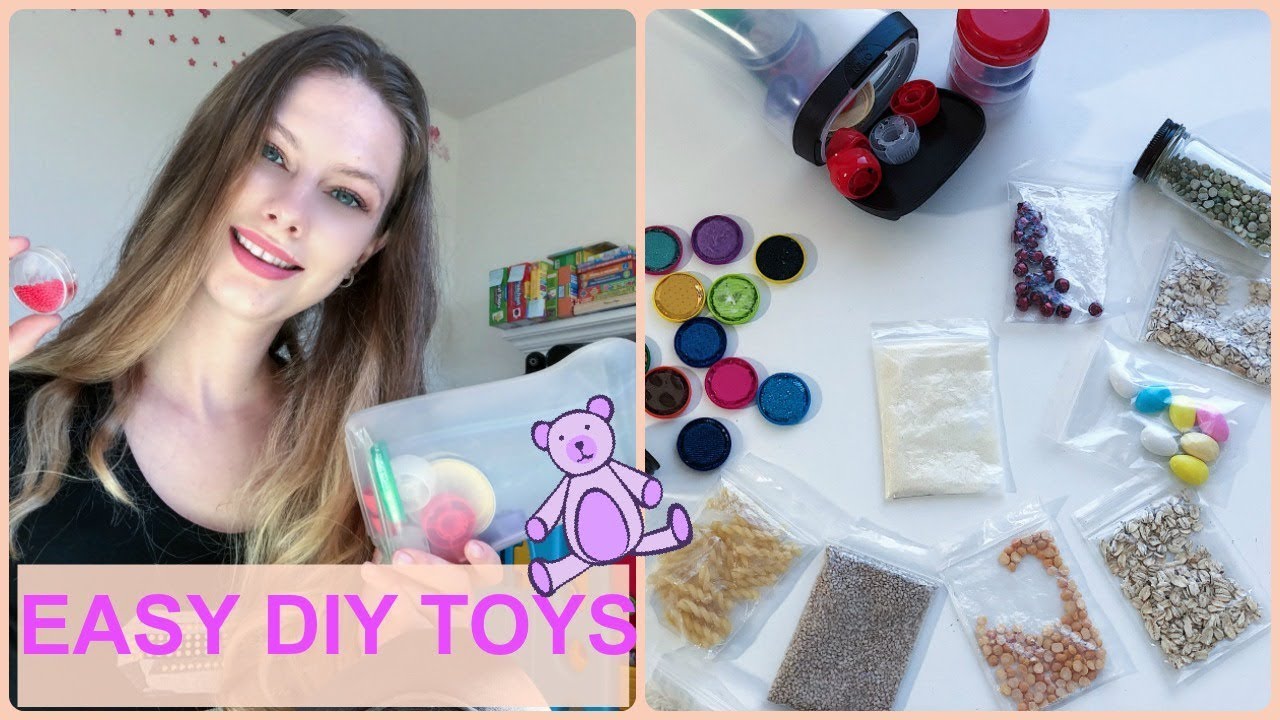 6 DIY baby toys 6 months+ | UNDER 2 Minutes | 2018