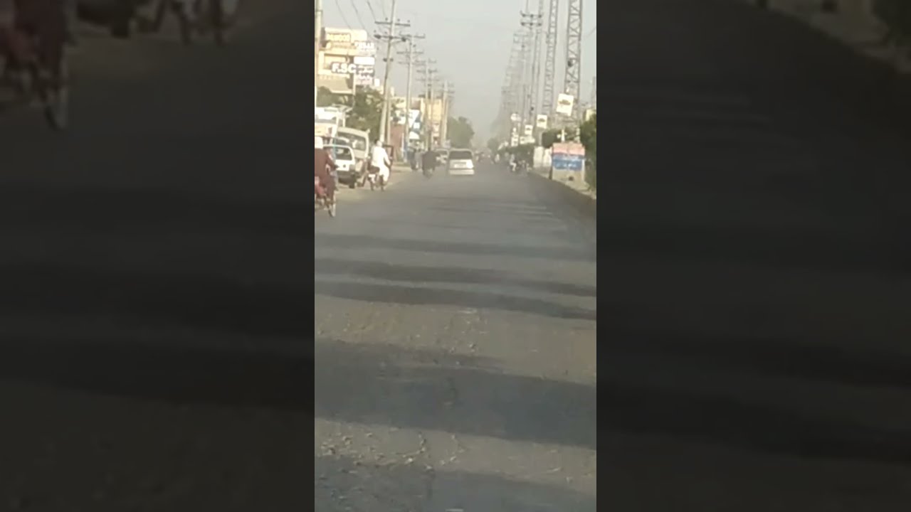 Sahiwal Road Live Scene pakpattan Road