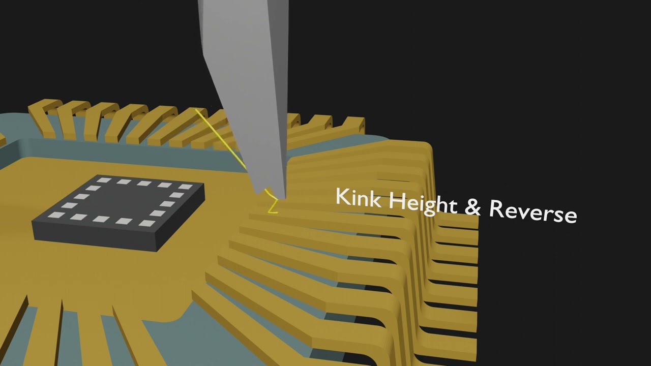 Animated video of wire bonding process using K & S 4526 wire bonder