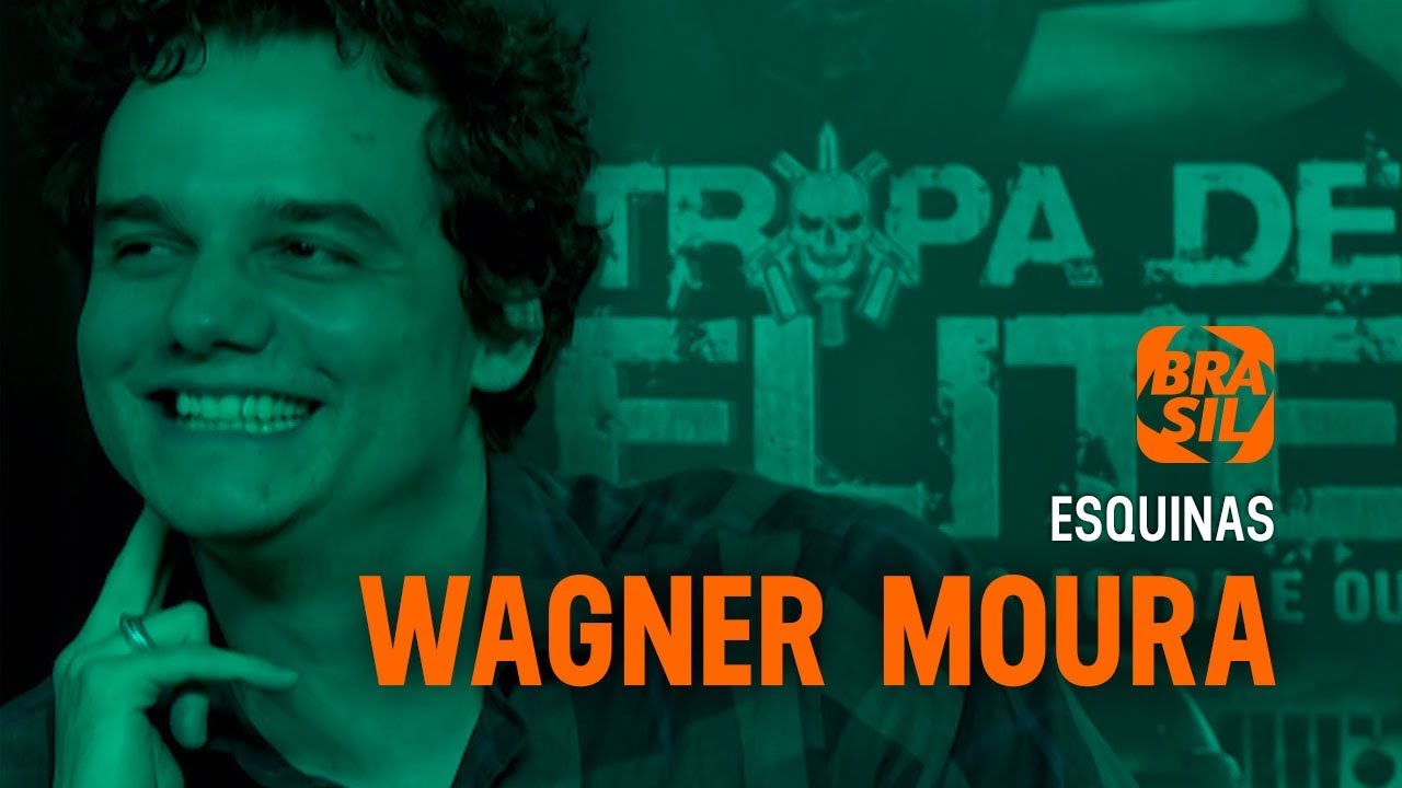Wagner Moura na coletiva de 