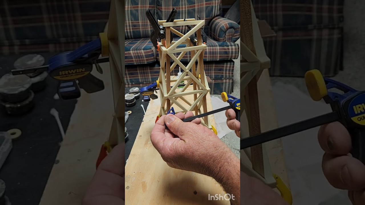 Muella Scale Models  Prairie Windmill Kit assembly.