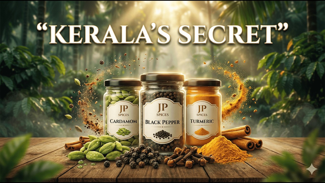India&rsquo;s Most Authentic Kerala Spices | JP Spices Brand Intro | Pure, Handpicked, Premium Quality