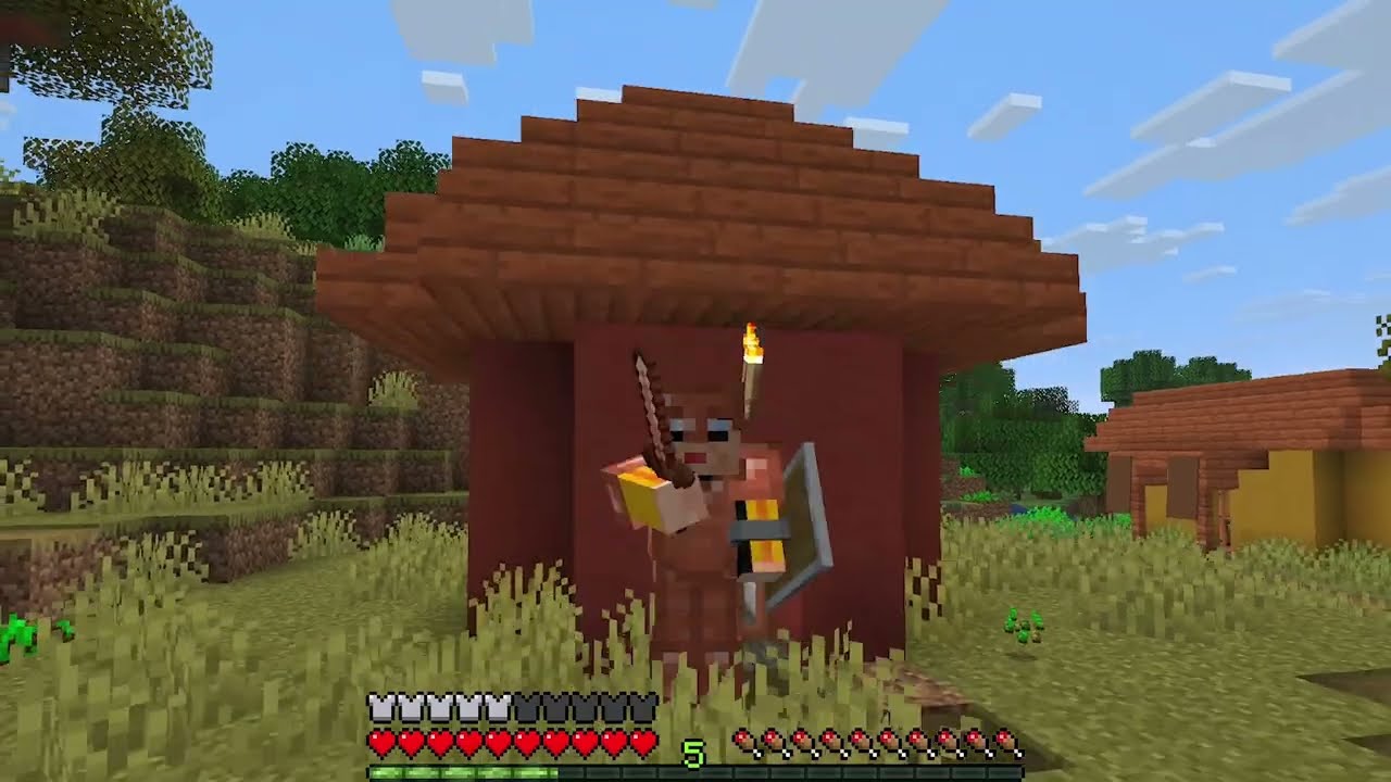 Converting myself into copper armor and tools ( part 1 )