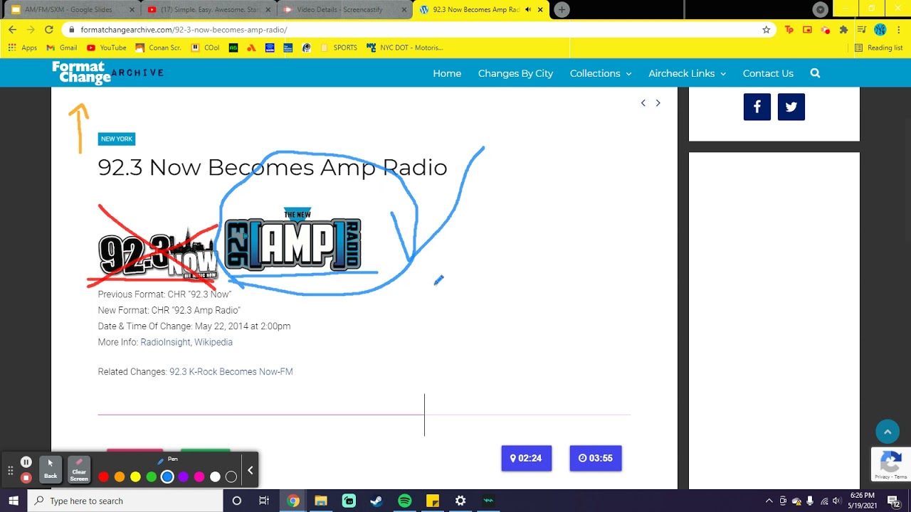 92.3 Now-FM Becomes AMP 92.3 (WNOW-FM) New York
