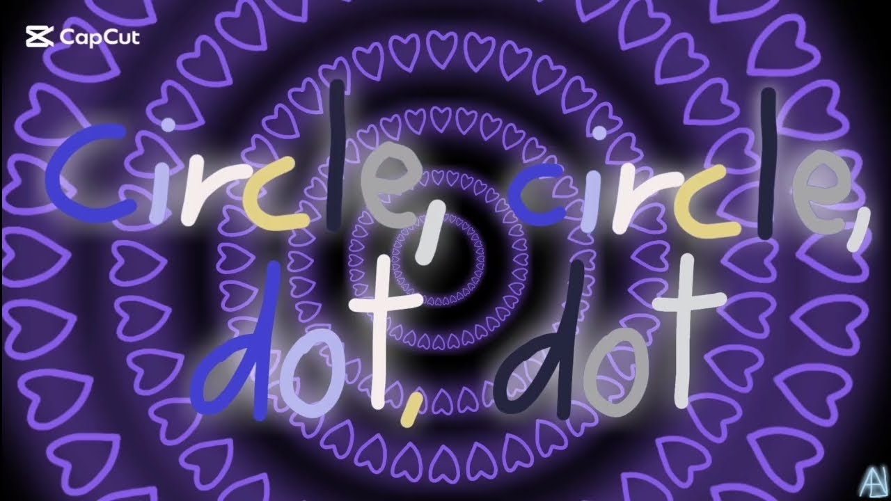 Circle, circle, dot, dot animation (Dove angst)