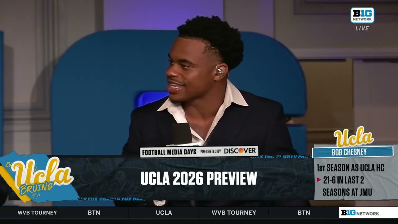 Big Ten Football Media Days Interview &ndash; UCLA Players (July 29, 2026)