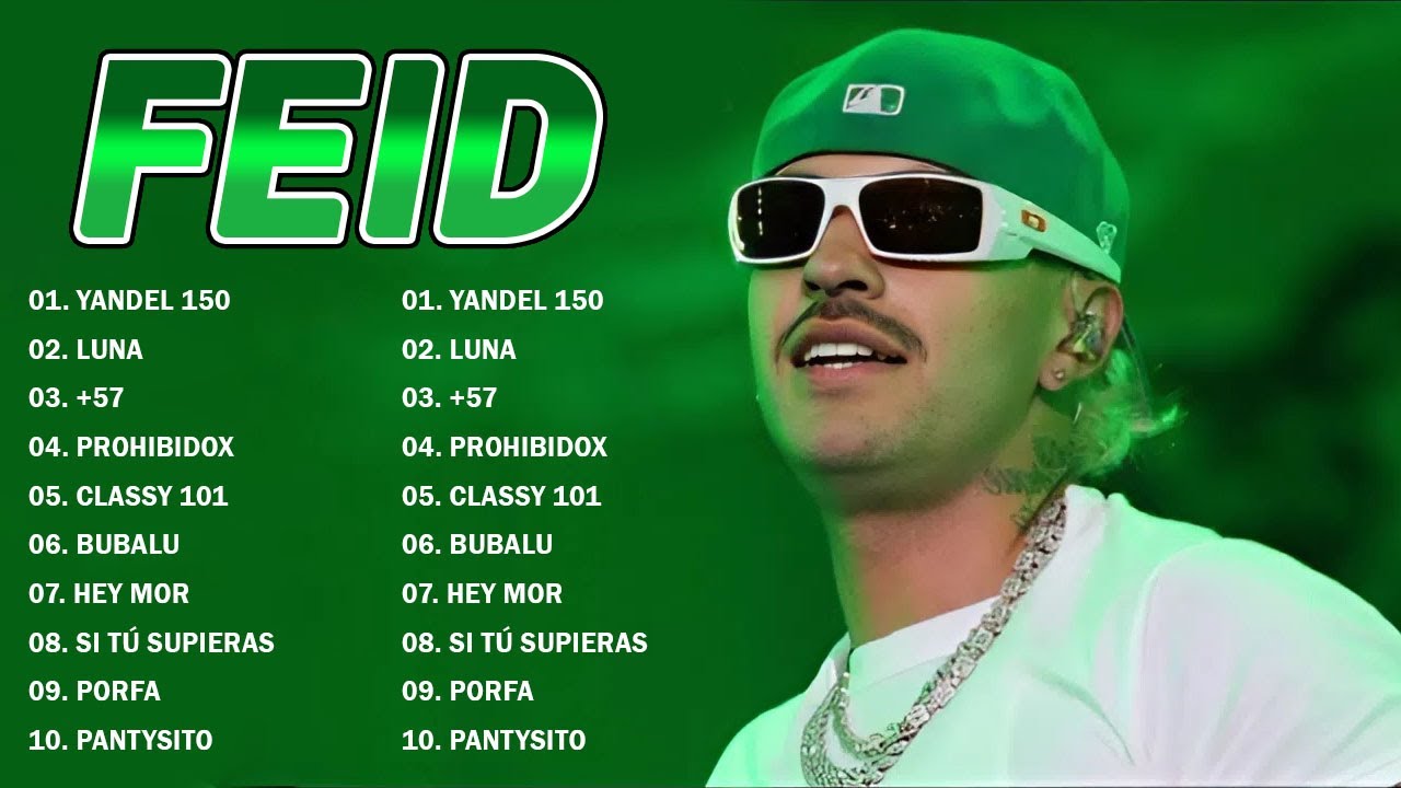 FEID MIX &Eacute;XITOS 2025 💚 LO M&Aacute;S POPULAR DE FEID 2025 💚 LOS 30 MEJORES CANCIONES REGGAETON 2025 DE FEID