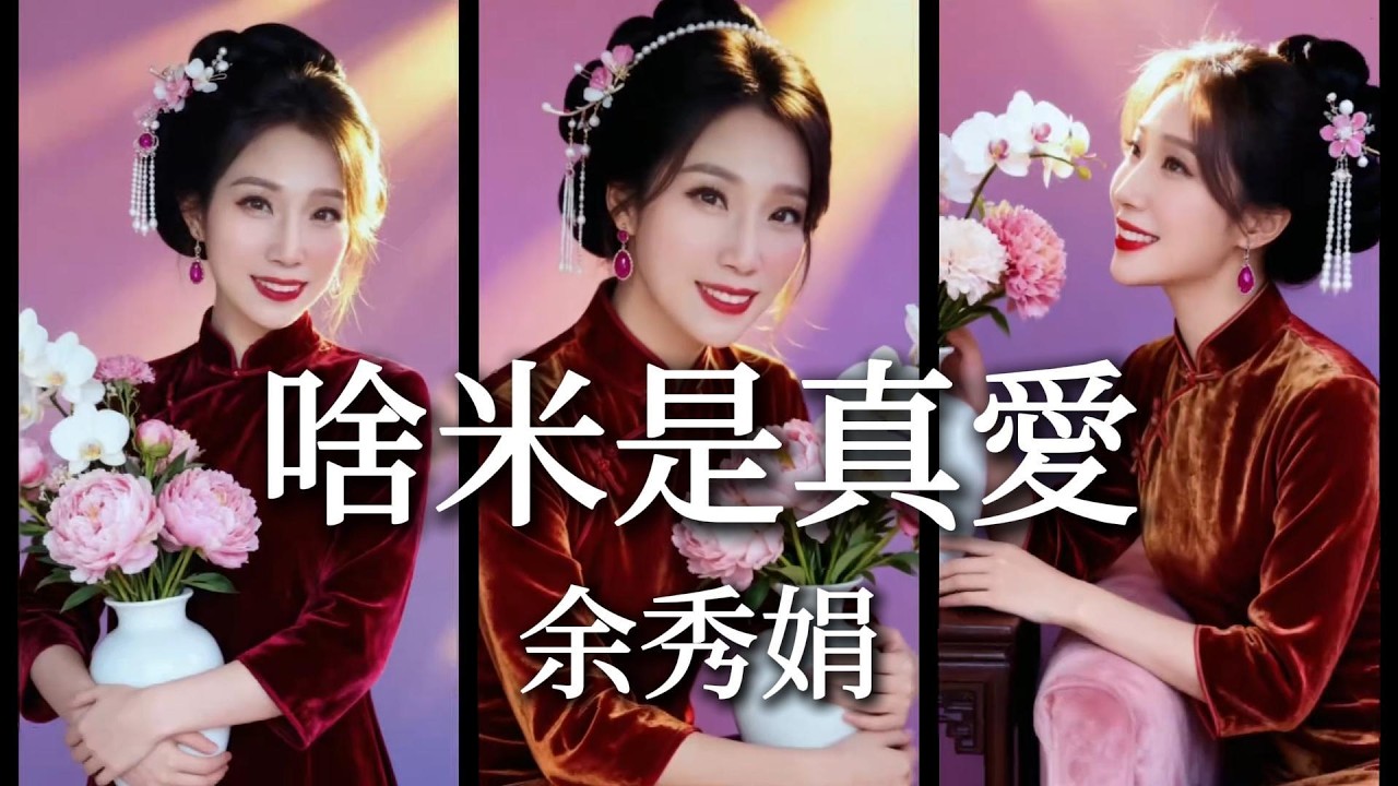 余秀娟 翻唱 - 啥米是真愛 歌詞版