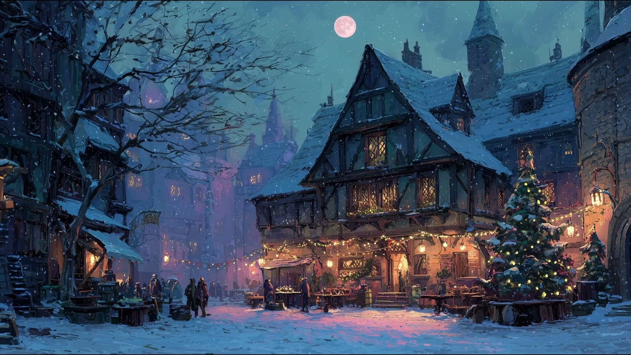 The Tavern’s Glow – A Medieval Christmas Tavern Song | Fantasy Bard Music for DnD & Yuletide Nights