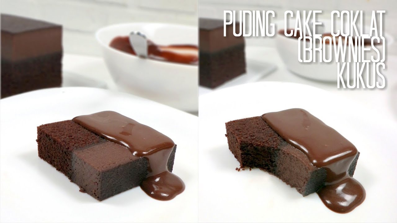 PUDING CAKE COKLAT (BROWNIES) KUKUS // STEAMED CHOCOLATE PUDDING CAKE