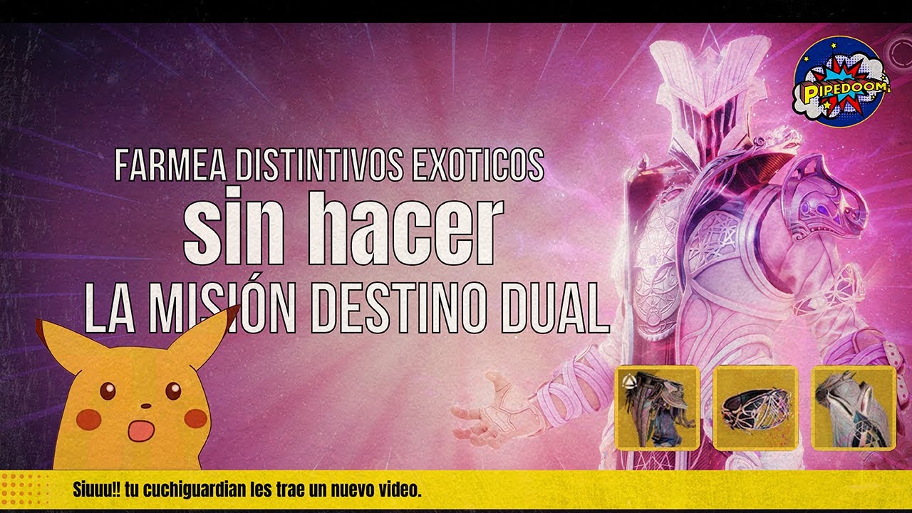 Consigue muchos distintivos EXOTICOS,  farmeo rapido. #farmeo #destiny2 #thefinalshape #exotic
