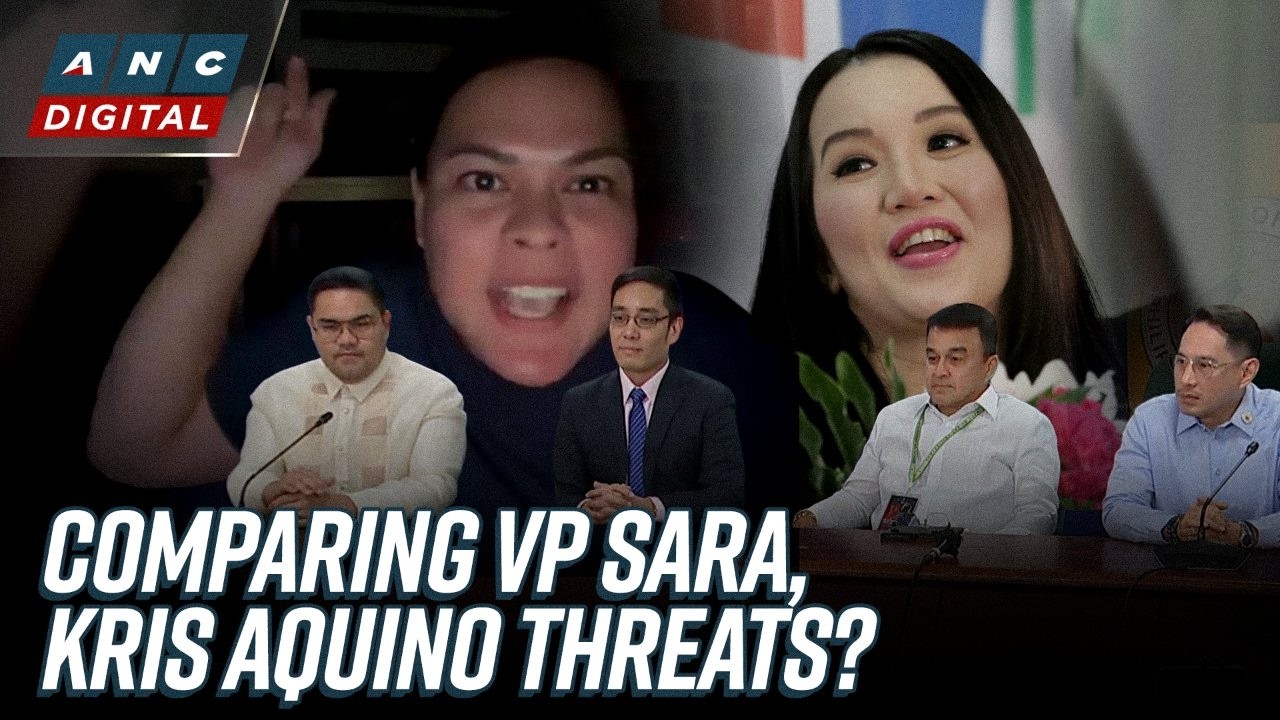 Prosecution responds to Duterte supporters comparing VP Sara threats to Kris Aquino remark | ANC