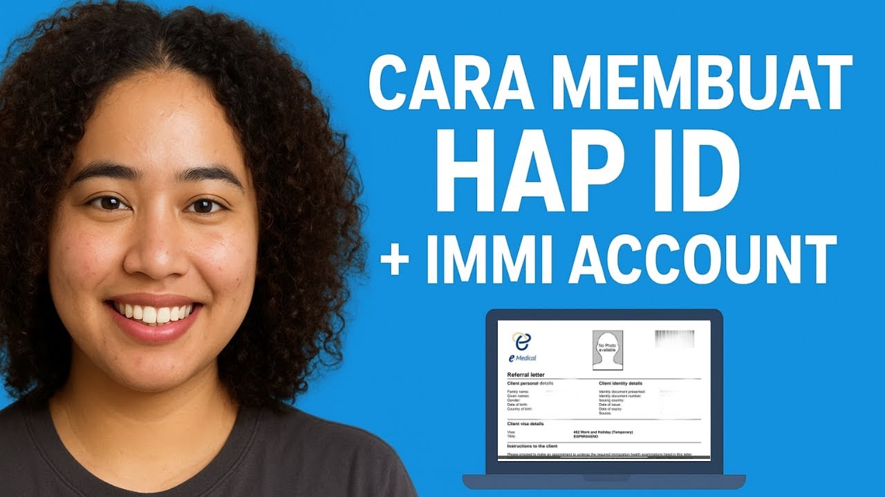 CARA MEMBUAT IMMI ACCOUNT DAN HAP ID LANGSUNG JADI !! GAMPANG BANGET IKUTI LANGKAH INI #australia
