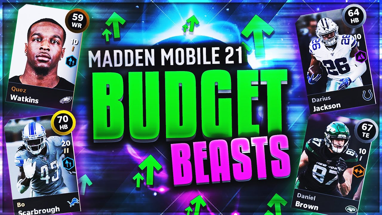 BEST CHEAP PLAYERS IN MADDEN MOBILE 21!! BUDGET BEASTS TO DOMINATE!!