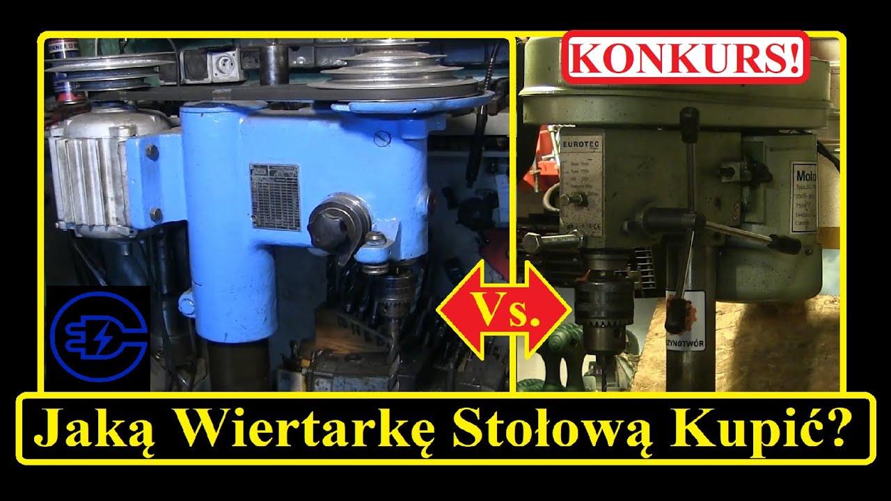 Jaką wiertarkę Stołową Kupić?  WS-16 WS-15 czy EUROTEC Einhell  Dedra? + Konkurs Łączy Nas Napięcie