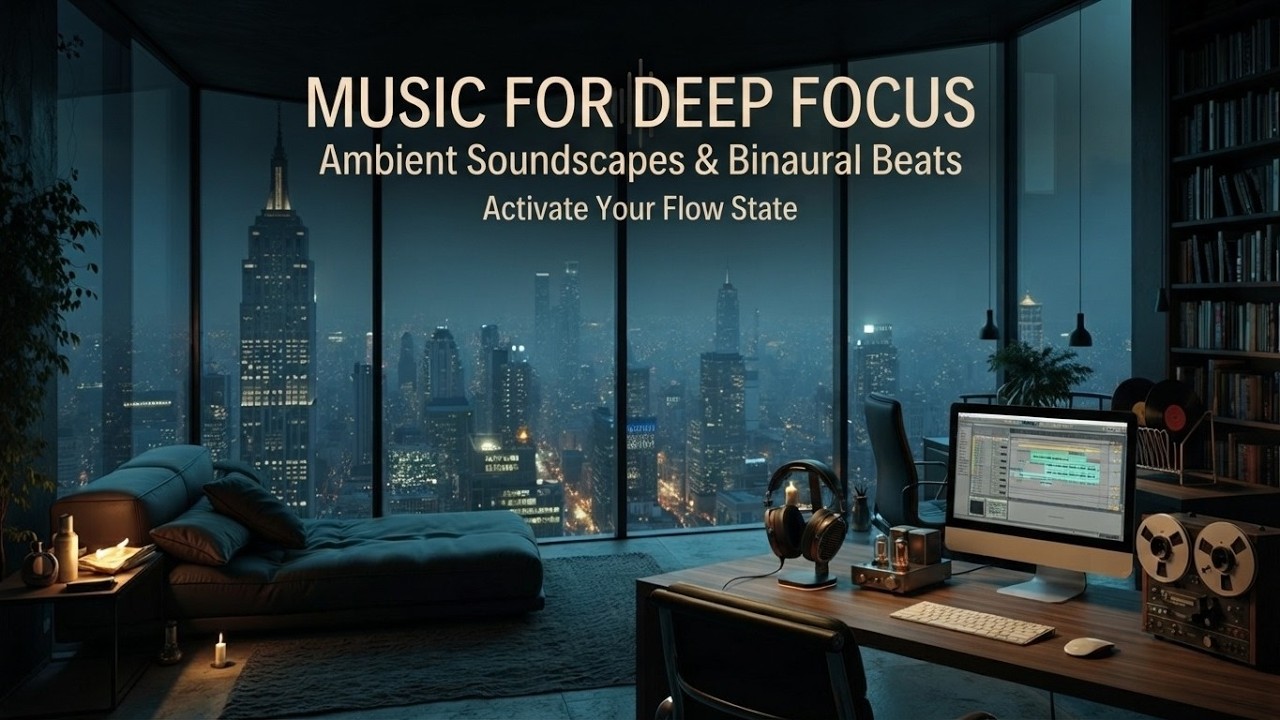 Deep Work Focus | Ultimate Deep Focus Background ~ Hyperfocus Mode for Brain Clarity Study