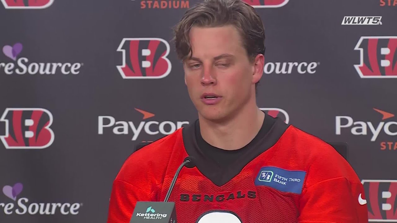 Here's everything Joe Burrow said in his first press conference of the offseason