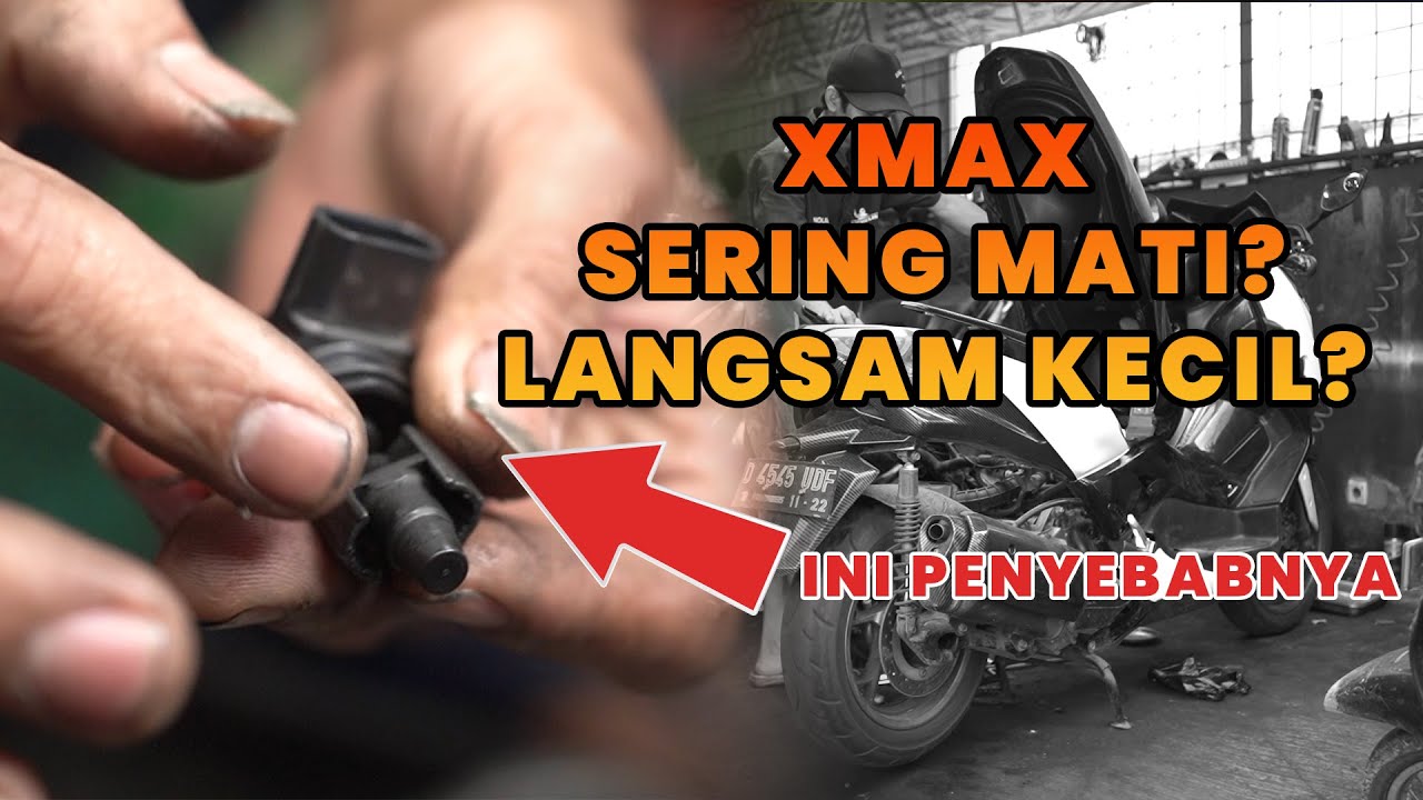 YAMAHA XMAX LANGSAM KECIL SERING MATI | SERVICE THROTTLE BODY