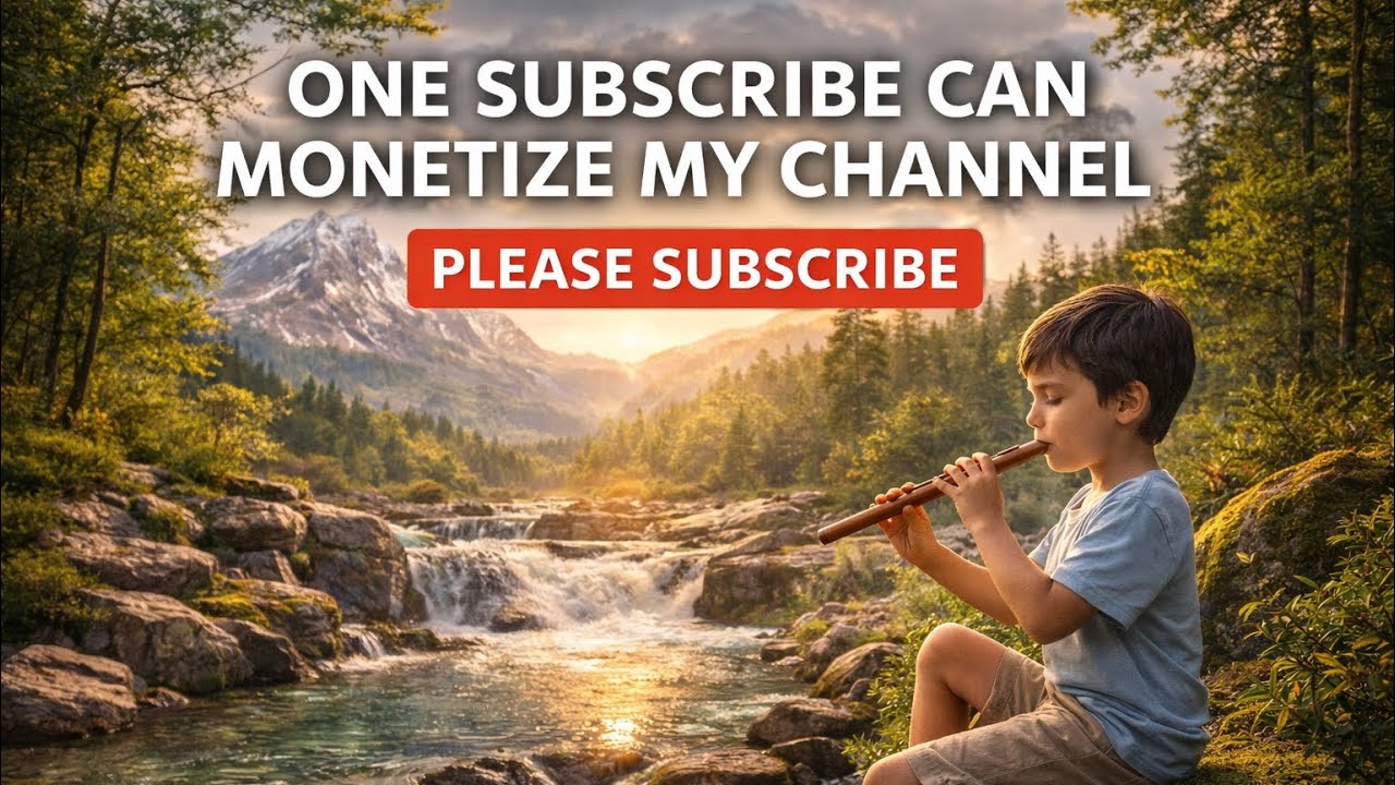Peaceful Flute Music with Birds Sound in Sunset Fields | Relaxing Nature View #Nature #Flute #Sunset