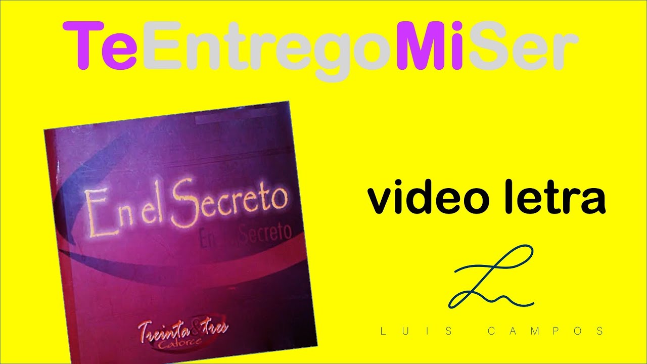 Luis Campos - Te Entrego Mi Ser (I Give You My Heart) | Letra (Lyric Video)