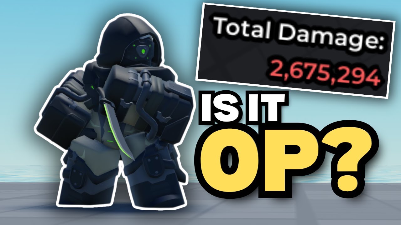 ЭТА НОВАЯ БАШНЯ ЗА 800 МОНЕТ СВОДИТ С УМА! | Assassin Tower | Roblox TDS