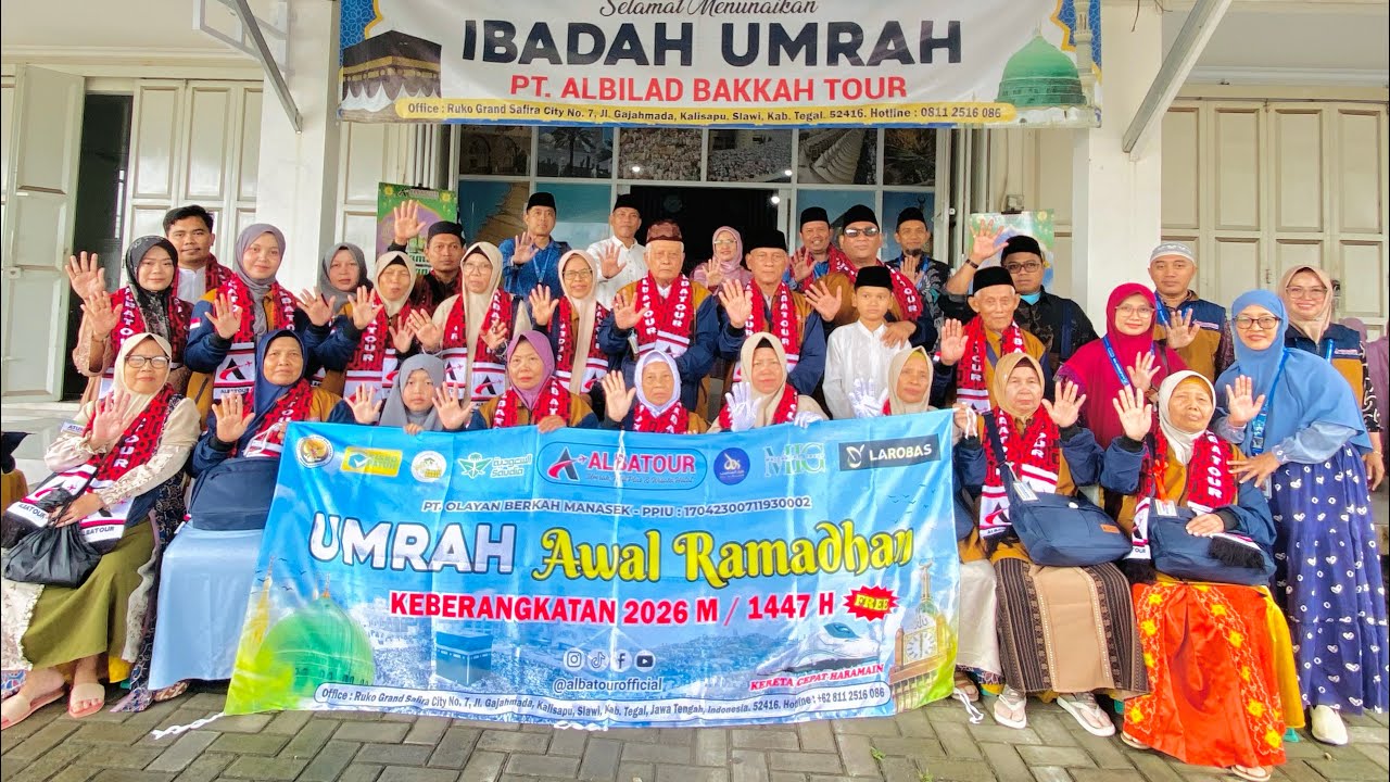Momen keberangkatan umrah awal ramadhan 1447 H