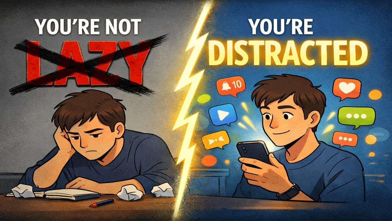 You’re Not Lazy — You’re Distracted