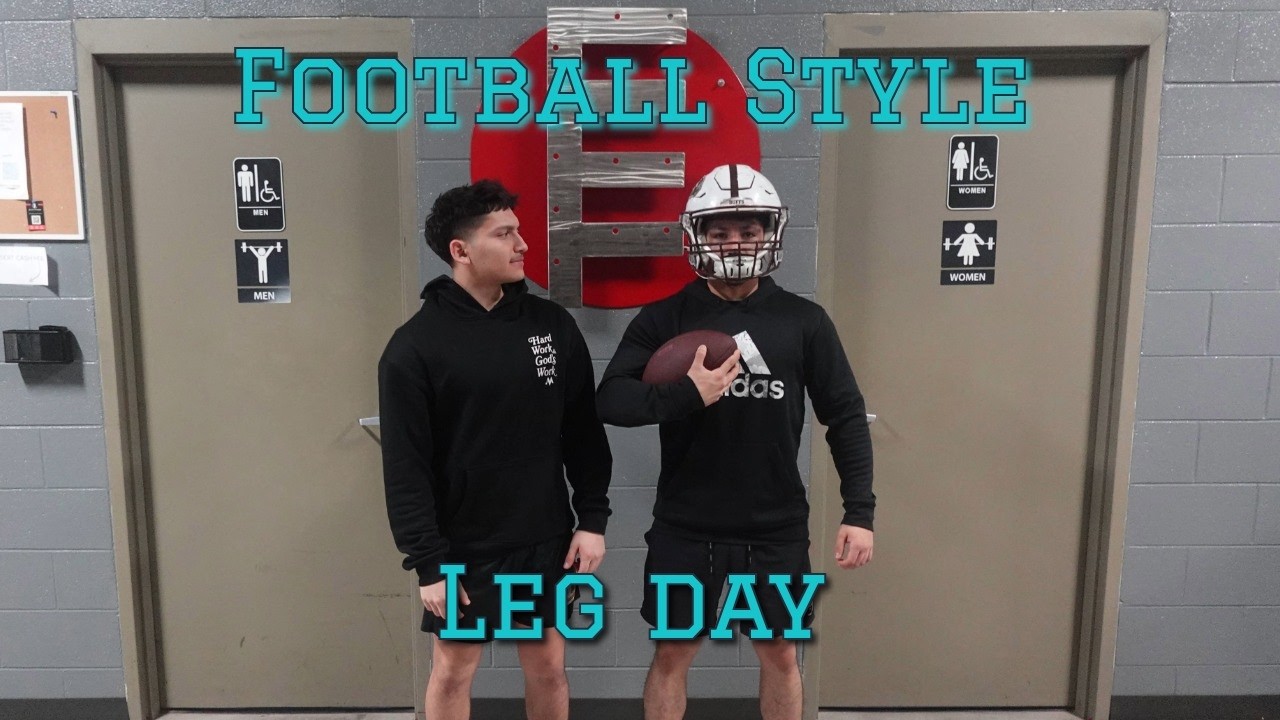 Bodybuilder tries football Leg day