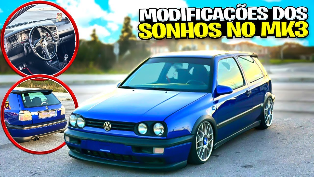 AS MODIFICAÇÕES DOS SONHOS NO VOLKSWAGEN GOLF  #stance