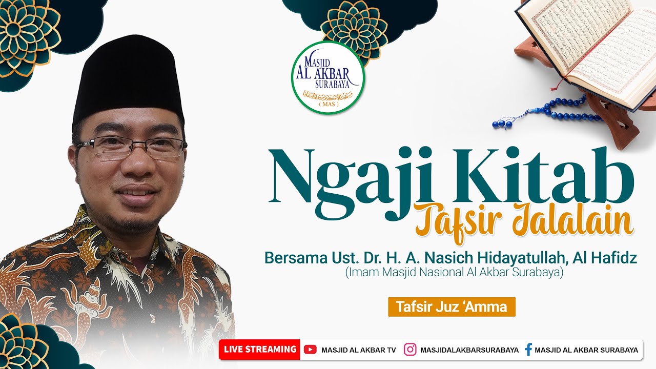 🔴 Kajian Kitab Tafsir Jalalain: 