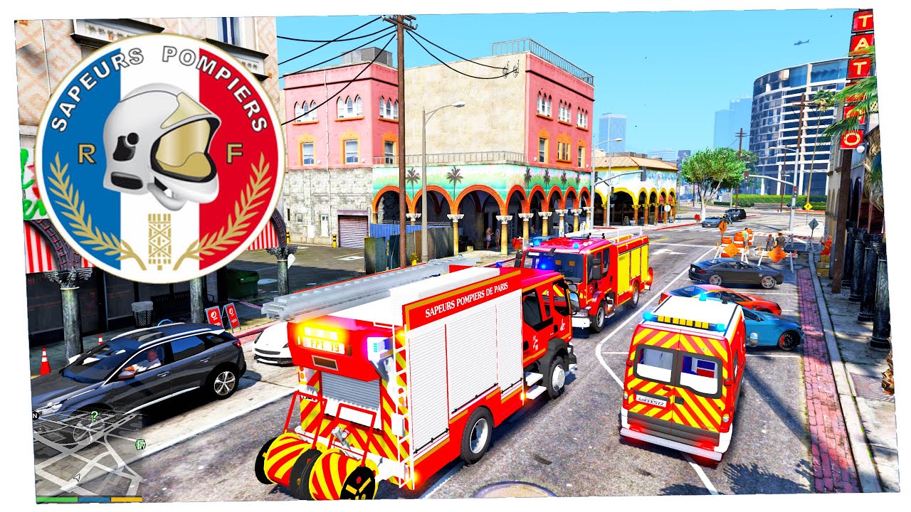 🔥 🚒 FIRECALLOUT #17 | BOMBEROS DE FRANCIA - SE QUEMA EL BUS!