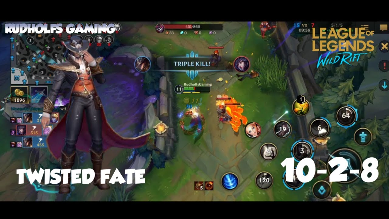 Stargazer Twisted Fate Epic Low Health Comeback | Wild Rift Road to Challenger