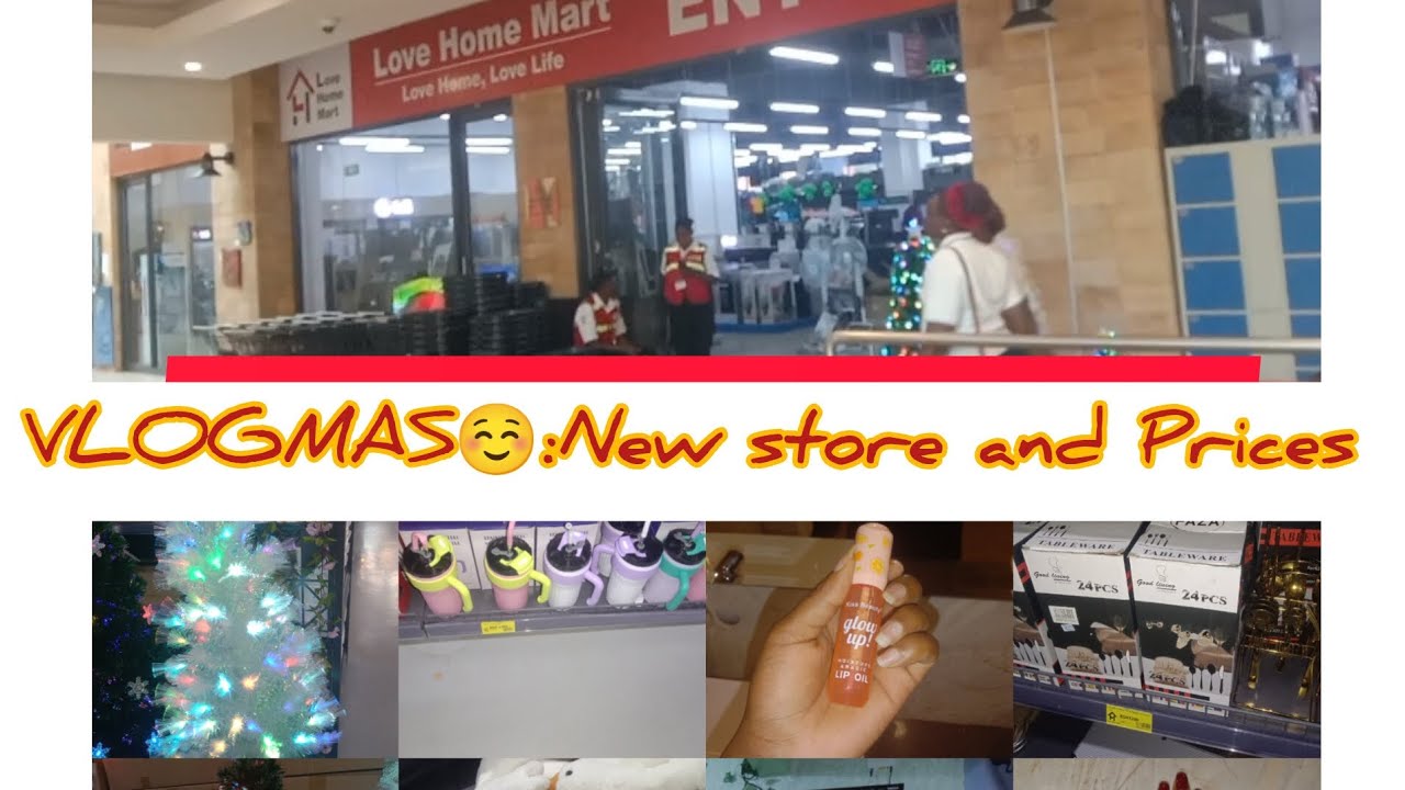 VLOGMAS:Day 7: Love Home Mart, Christmas 🎁 ❤️decorations,Prices 2024 😘💕🏡🏠