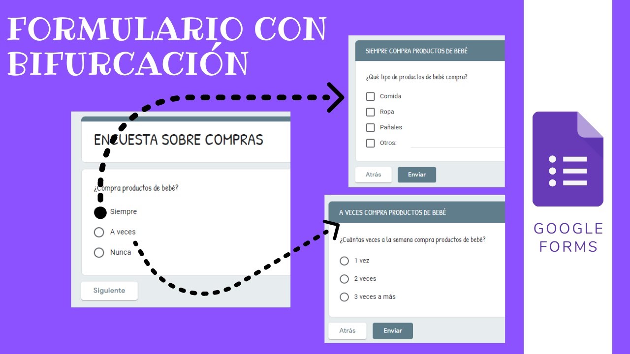 BIFURCACIÓN EN FORMULARIOS DE GOOGLE