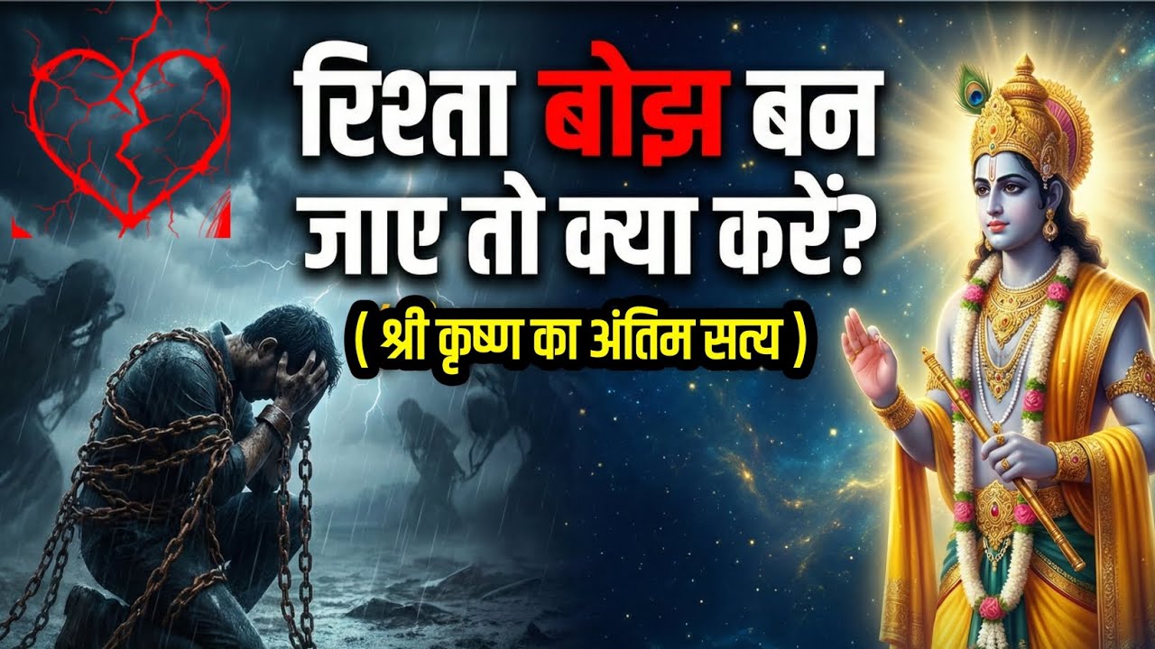 जब रिश्ता बोझ बन जाए, तो उसे निभाना चाहिए या छोड़ देना चाहिए? | #geetagyan #motivation #lifelessons 