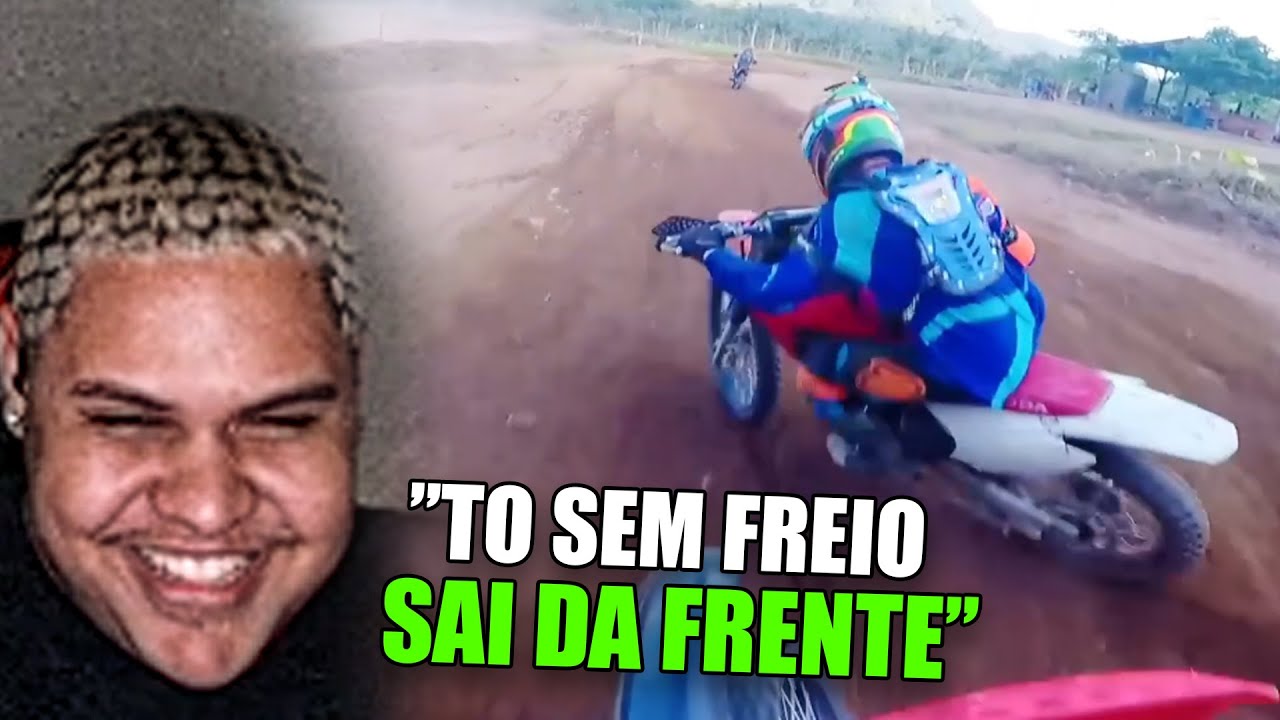 JMDECK REAGINDO: QUEDAS DE MOTO (EP. 119) - CADE O FREIO