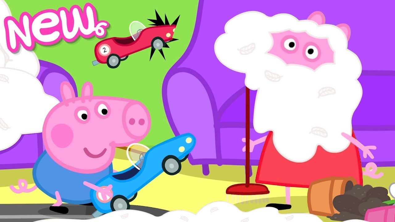 Peppa Pig Tales 🫧 SUPER Speedy Clean Up Race! 🚗 BRAND NEW Peppa Pig Episodes
