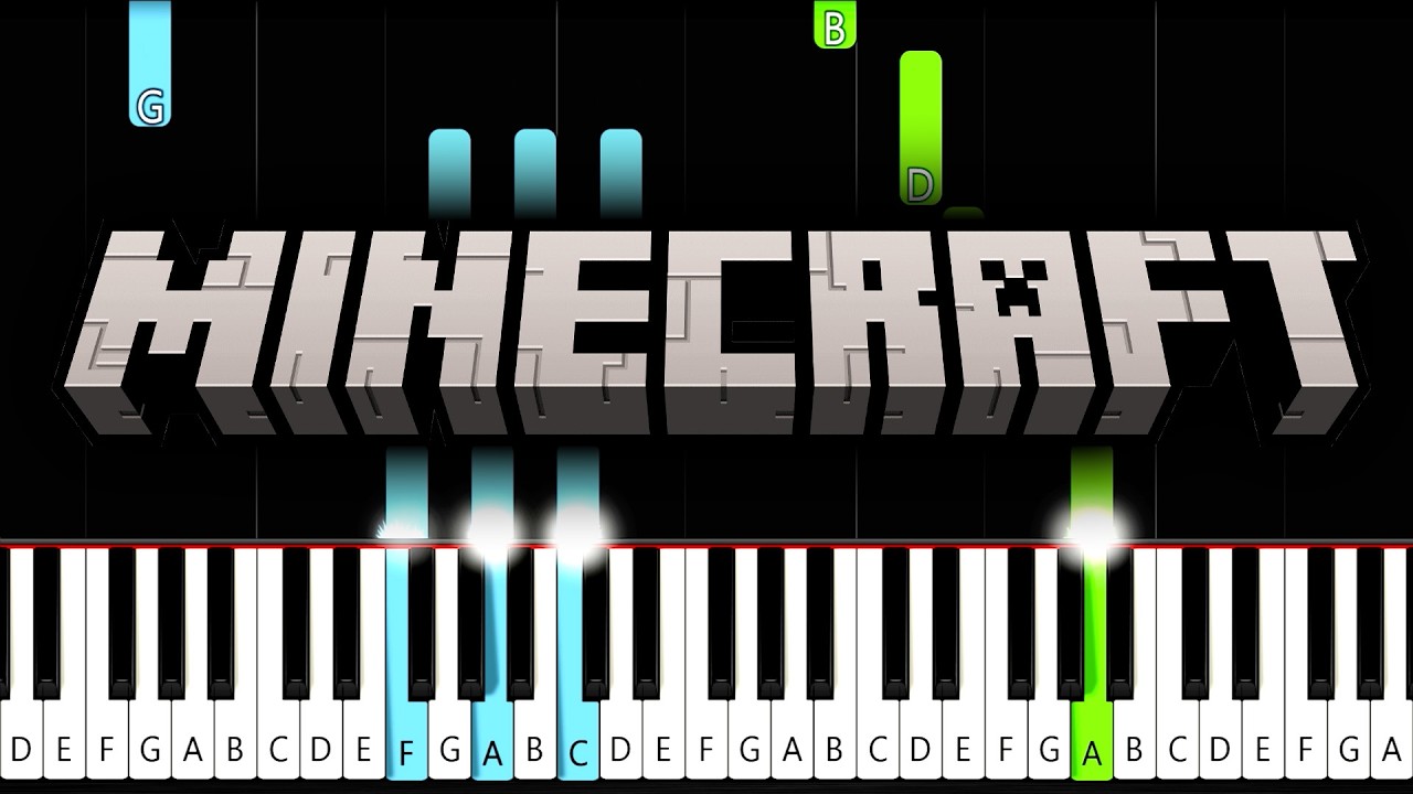 C418 - Subwoofer Lullaby (Minecraft) - Piano Tutorial