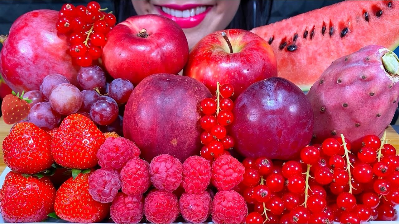 ASMR FRESH FRUIT PLATTER *MAKAN BUAH SEGAR* ताजे फल खाएं MUKBANG MASSIVE Eating Sounds