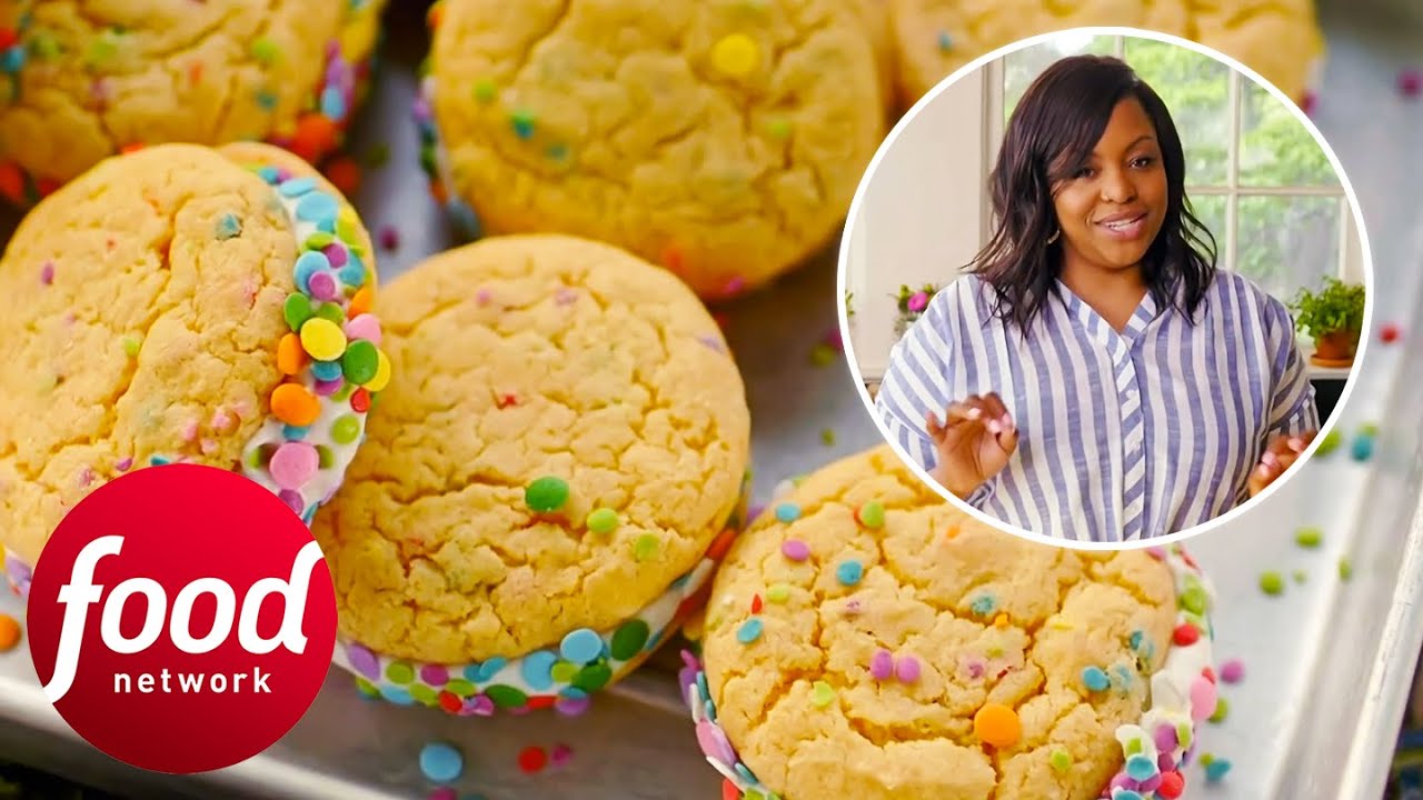 How To Make Confetti Vanilla Whoopie Pies | Delicious Miss Brown