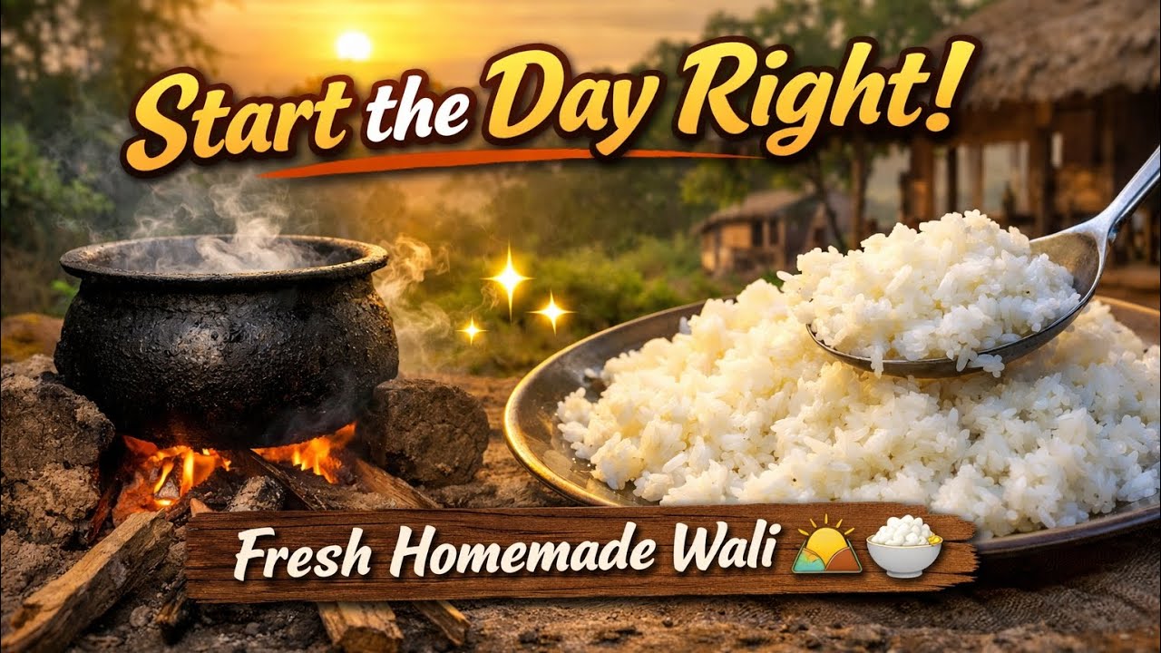 Start the Day Right | Fresh Homemade Wali 🌄