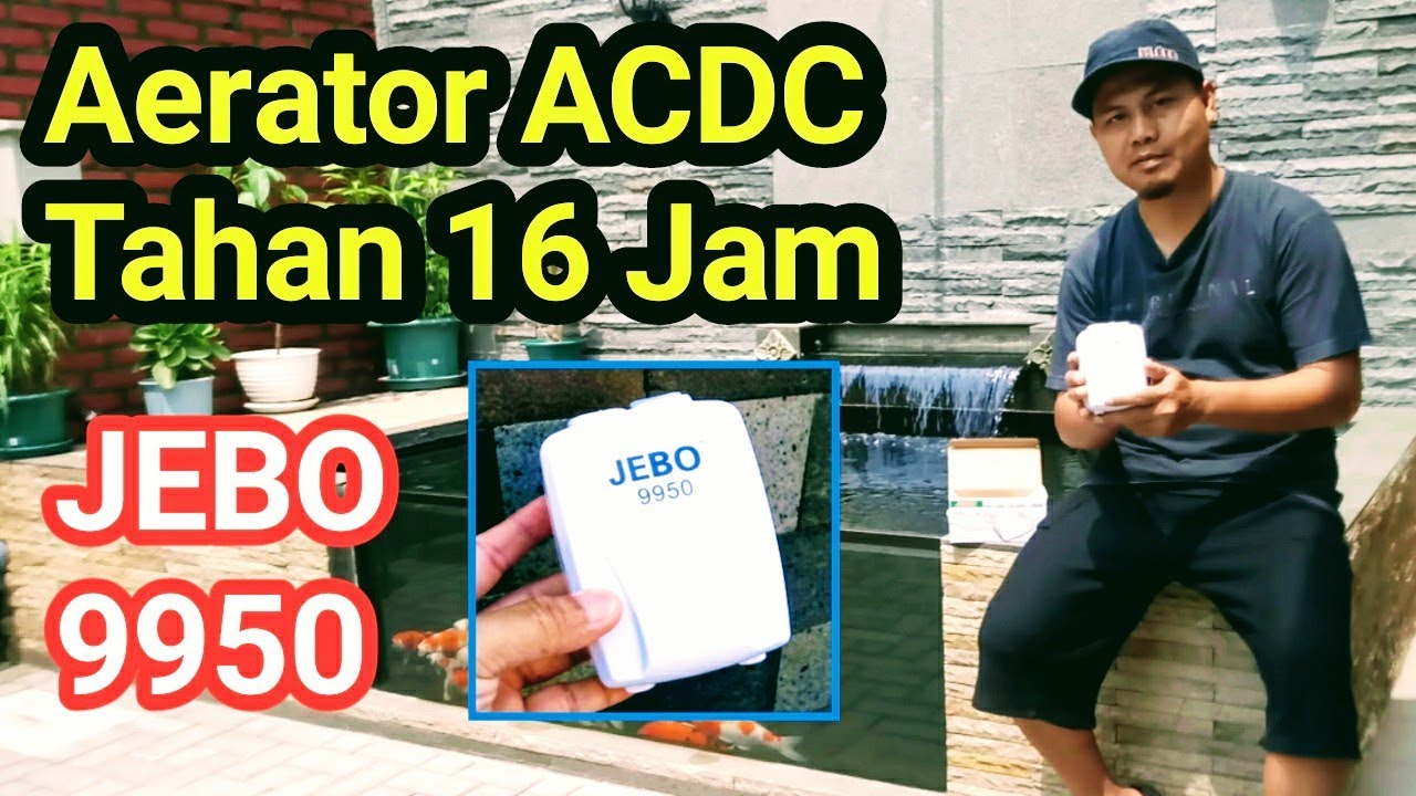 JEBO 9950 ACDC Aerator Review | Long-lasting aerator | Fish won't die when the power goes out