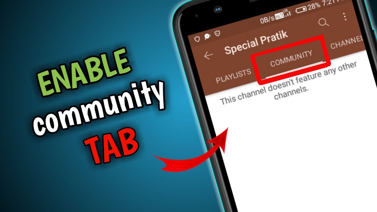 how to enable community tab || Enable Community Tab On Youtube || 2020-2021