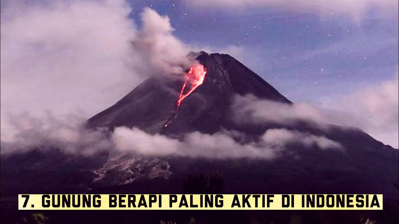 Inilah 7 Gunung Berapi Paling Aktif Di Indonesia​ ! Gunung Berapi Berbahaya 