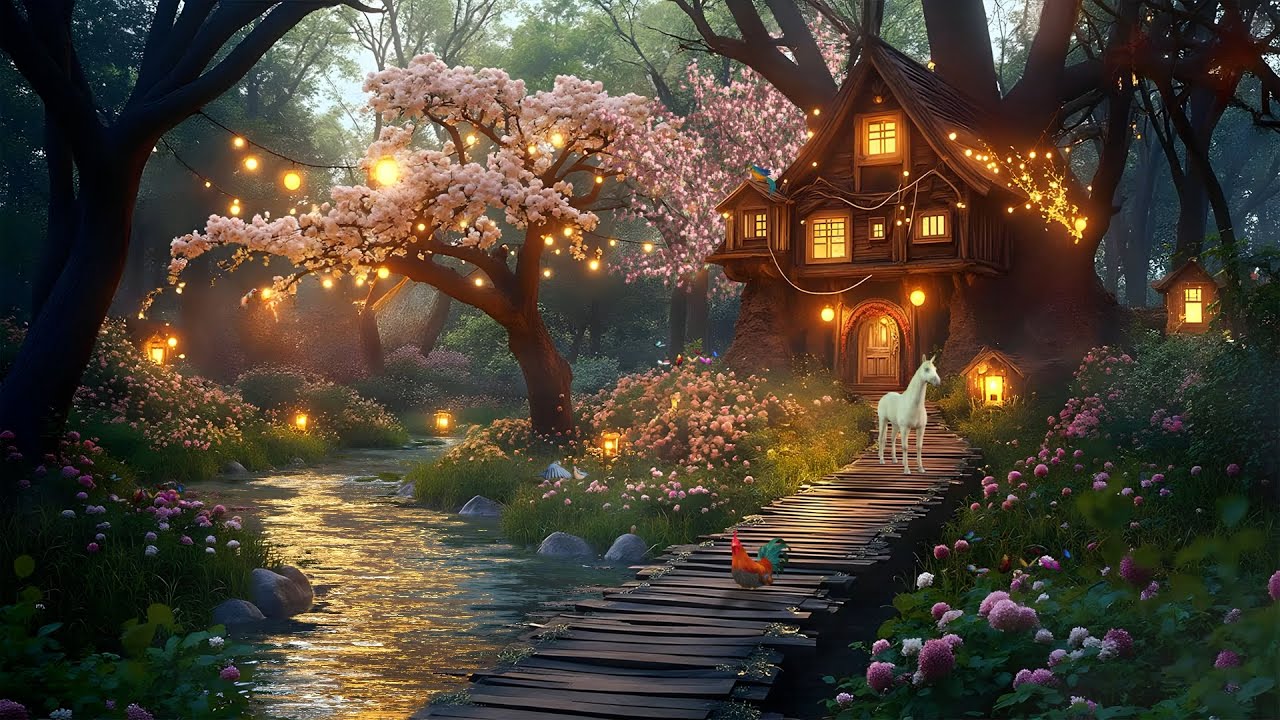 Enchanted Forest - Spring Morning Serenity Vol.2 with Birds Singing, Rustling Leaves & Warm Breeze