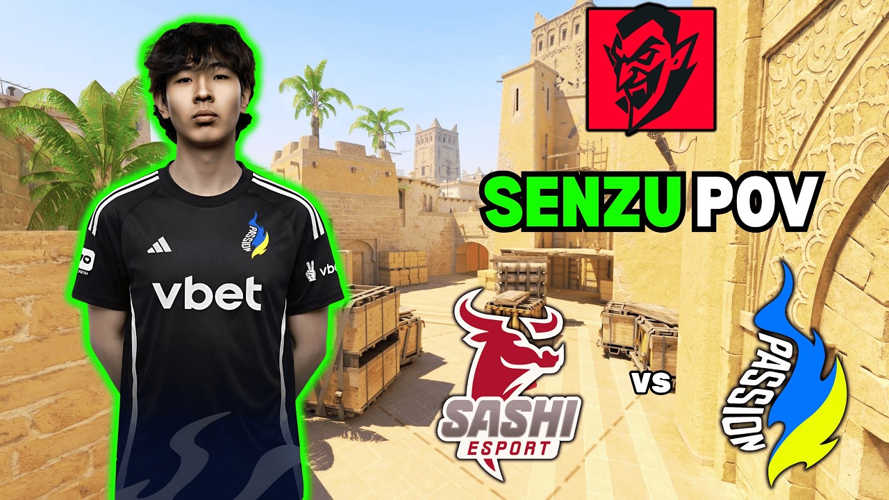 Senzu POV | Passion UA vs Sashi (25-13) | Rating 1.83 | CS2 Digital Crusade DraculaN Season 6
