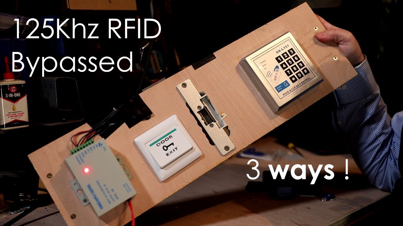 125Khz RFiD bypassed 3 ways
