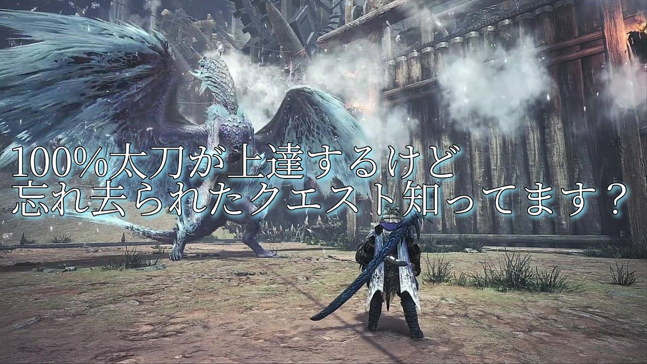 【ソロS】アイスボーン太刀が上手くなりたいならコレ【冰冠の主】